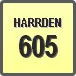 Piktogram - Typ HARRDEN: HARRDEN 605